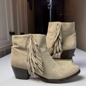 SENDRA SARA WESTERN LEATHER
BOOTS BOOTIES ZIP Sz 40 / 10